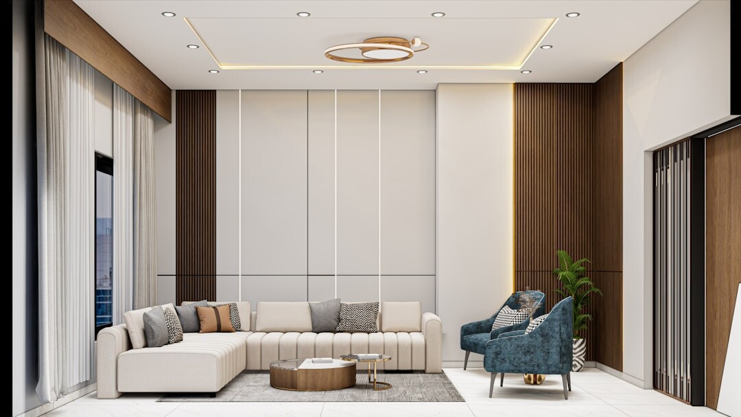 modern luxury villa interior
