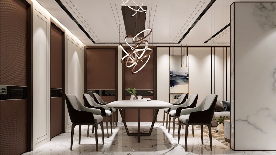 elegant dining room table